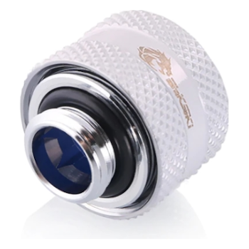 Product image of Bykski G1/4 16mm Hard Tube Compression Fitting - White - Click for product page of Bykski G1/4 16mm Hard Tube Compression Fitting - White