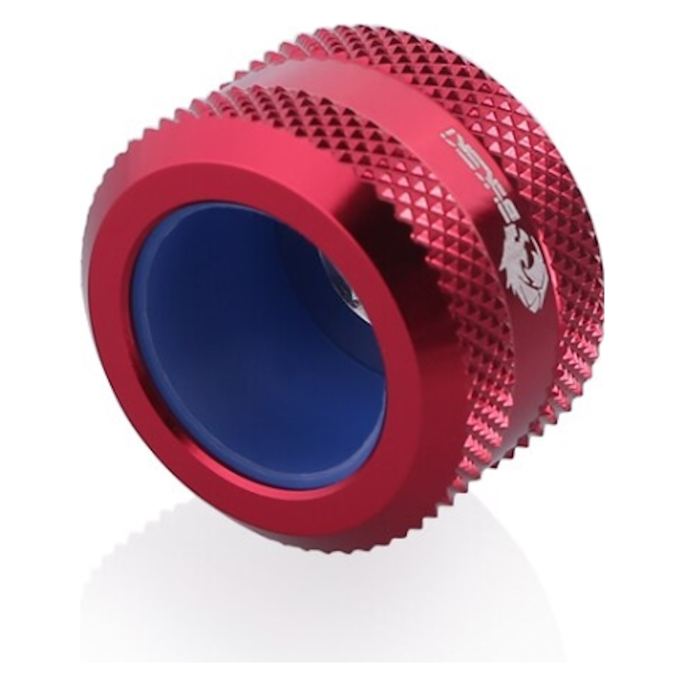 A large main feature product image of Bykski G1/4 16mm Hard Tube Compression Fitting - Red