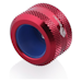 A product image of Bykski G1/4 16mm Hard Tube Compression Fitting - Red