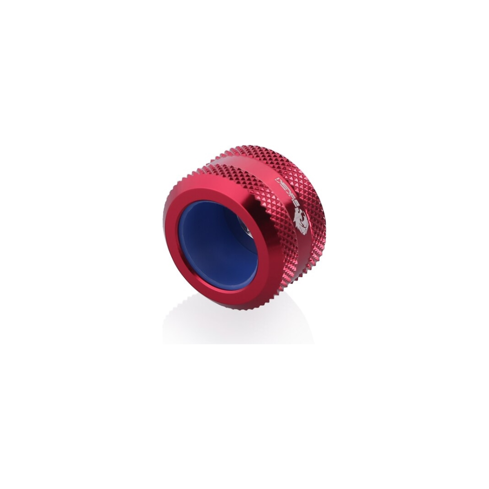 A large main feature product image of Bykski G1/4 16mm Hard Tube Compression Fitting - Red