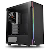 A product image of Thermaltake H200 Tempered Glass RGB Edition ATX Mid-Tower Black Case