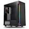 A small tile product image of Thermaltake H200 Tempered Glass RGB Edition ATX Mid-Tower Black Case