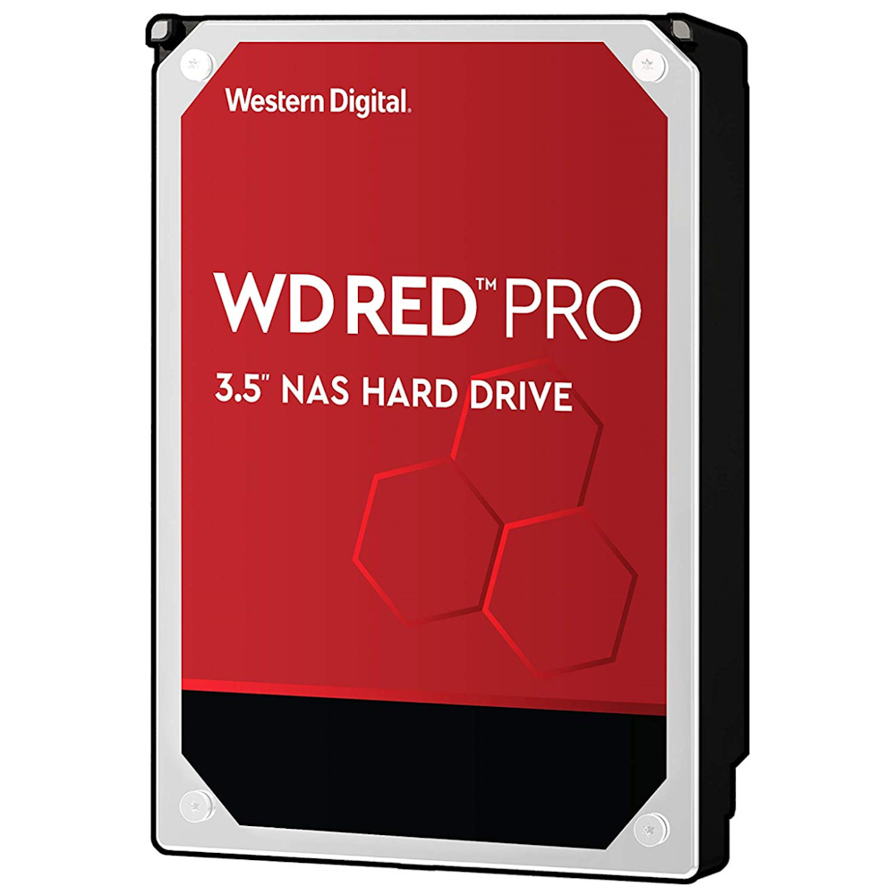A large main feature product image of WD Red Pro 3.5" NAS HDD - 4TB 256MB