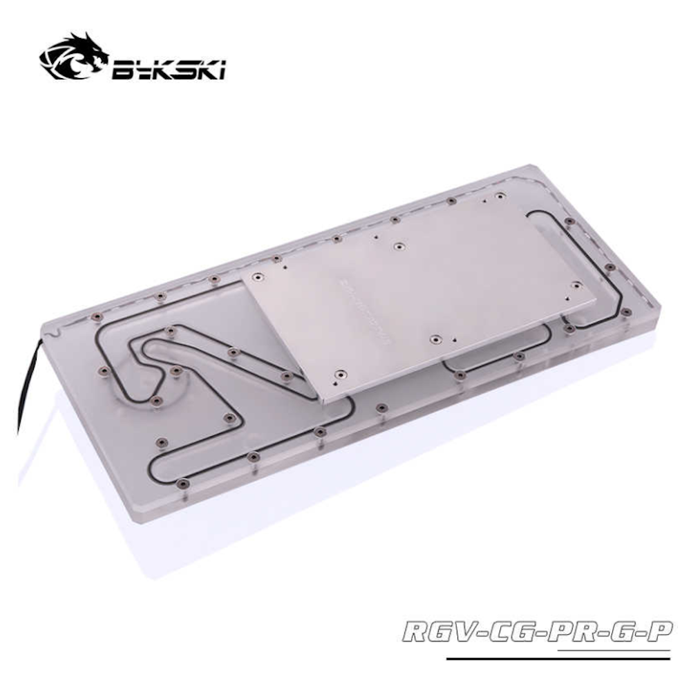 A large main feature product image of Bykski Cooler Master C700P RBW Water Distribution Board