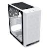 A product image of SilverStone PS15 White mATX Tower Case w/Tempered Glass Panel