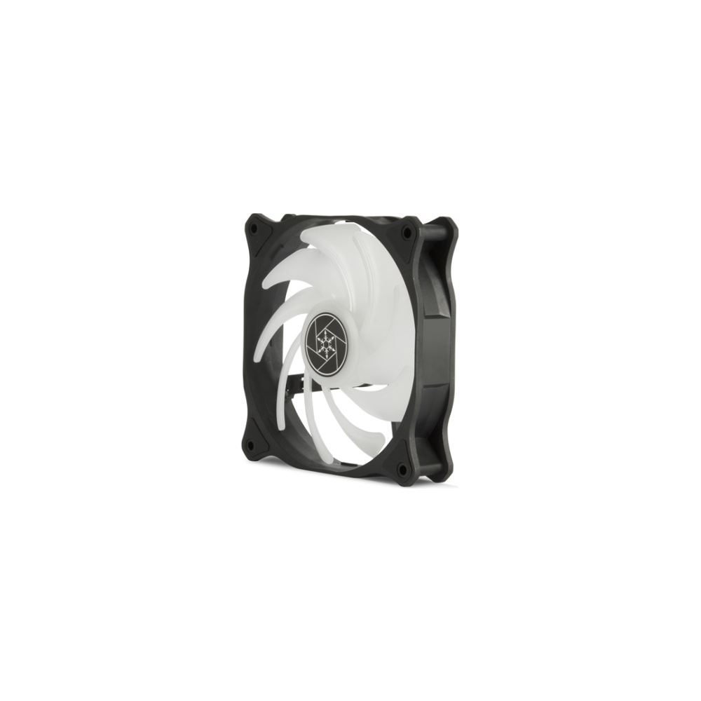 A large main feature product image of SilverStone Air Blazer 120R Addressable RGB 120mm Fan