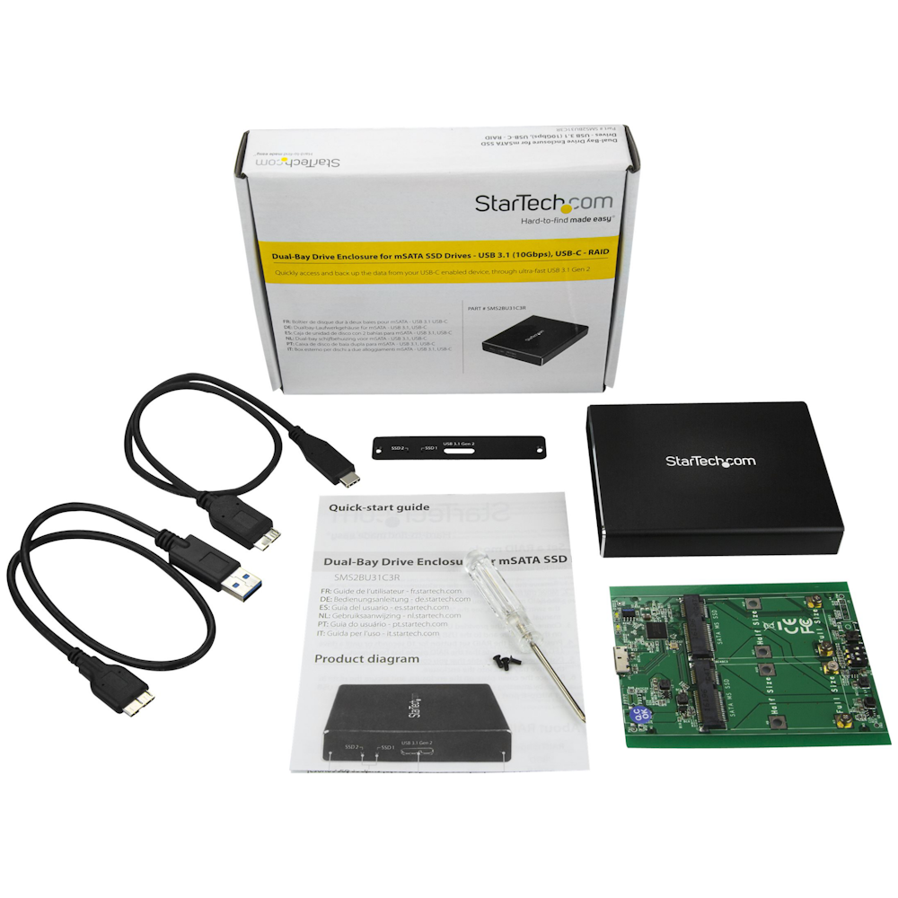 Buy Now Startech Dual Msata Raid Enclosure Usb 3 1 10gbps Usb C Usb A Ple Computers Buy Now Startech Dual Msata Raid Enclosure Usb 3 1 10gbps Usb C Usb A Ple Computers