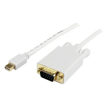 Startech 3ft Mini DisplayPort to VGA Adapter Mini DP to VGA White