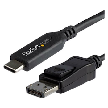 Product image of StarTech 8K USB Type-C to DisplayPort 1.4 Adapter Cable - 1.8m - Click for product page of StarTech 8K USB Type-C to DisplayPort 1.4 Adapter Cable - 1.8m