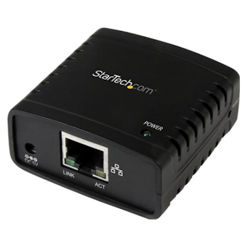 Product image of Startech USB LPR Print Server with 10Base-T/100Base-TX Auto-sensing - Click for product page of Startech USB LPR Print Server with 10Base-T/100Base-TX Auto-sensing