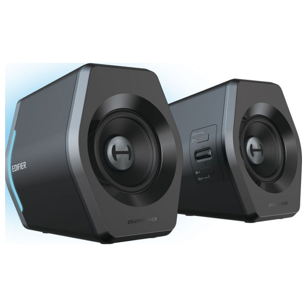 A large main feature product image of Edifier G2000 - Bluetooth Stereo Gaming Speakers (Black)