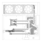 A small tile product image of Bykski InWin 303/305 Case RBW Water Distribution Board