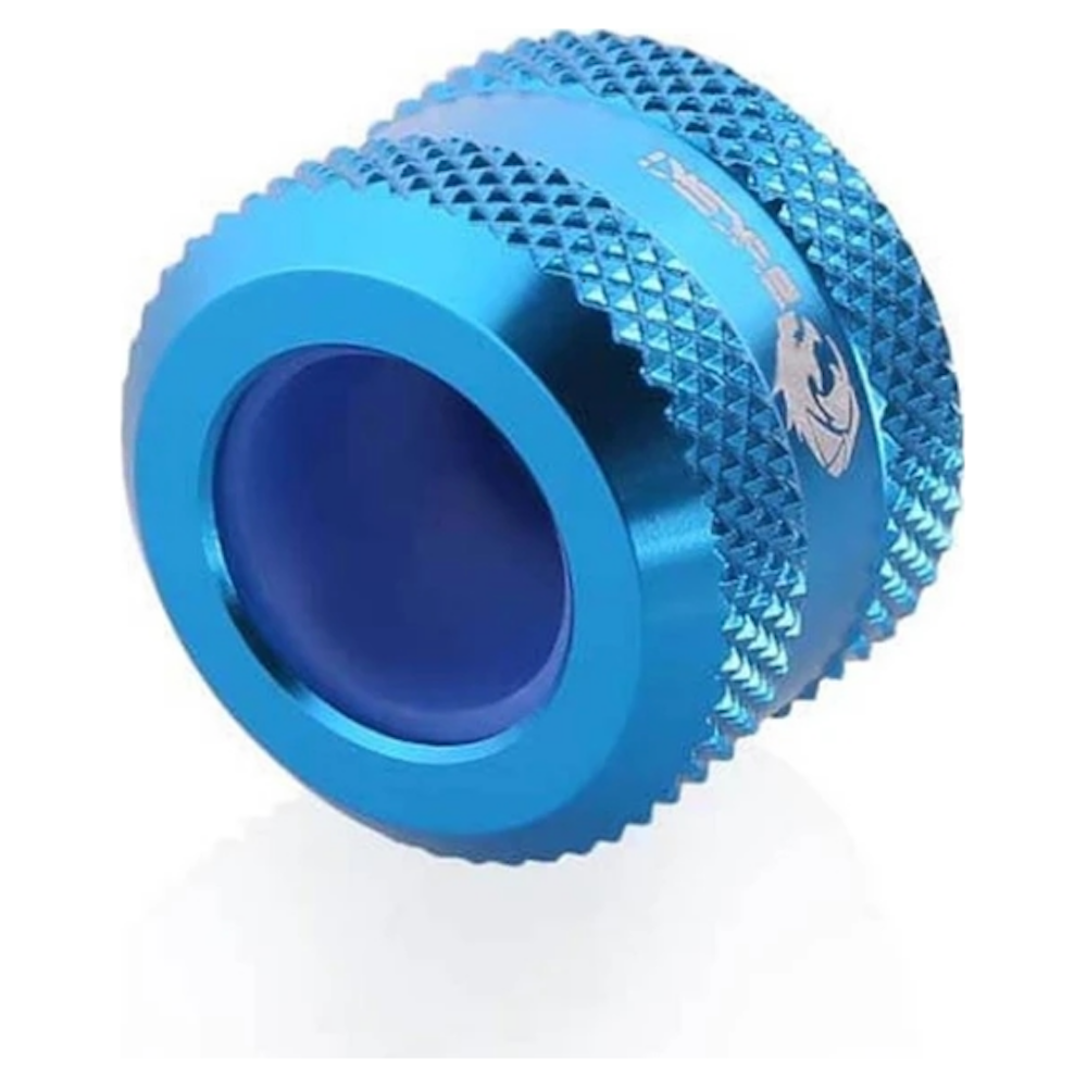 A large main feature product image of Bykski G1/4 12mm Hard Tube Compression Fitting - Blue