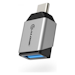 A product image of ALOGIC Ultra Mini USB 3.1 Type-C to USB-A Adapter - Space Grey