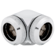 A small tile product image of Corsair Hydro X Series XF Hardline 90° 14mm OD Fitting Twin Pack — Chrome