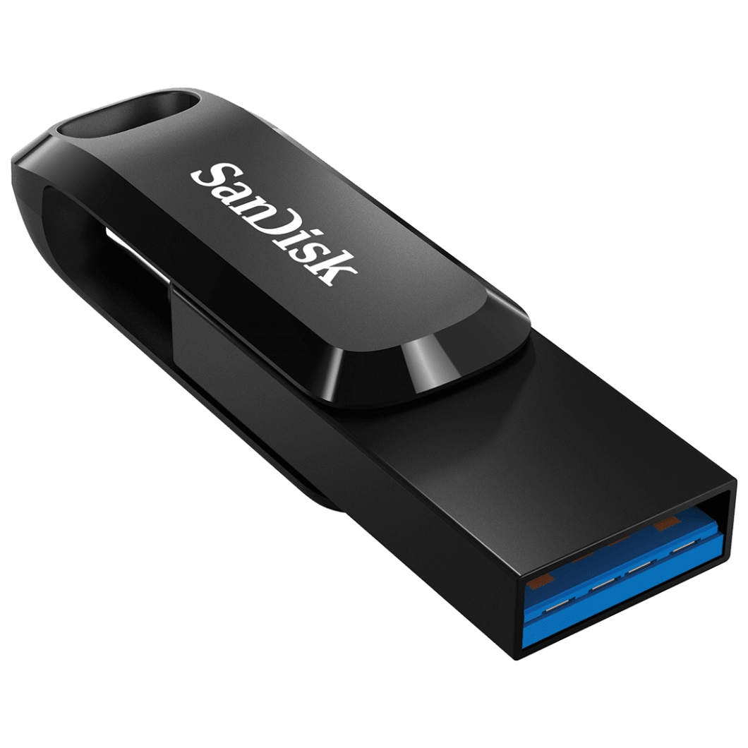 SanDisk Ultra Dual Drive Go 256GB Flash Drive - Black | PLE Computers