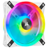 A product image of Corsair QL140 White RGB PWM 140mm Fan - Single
