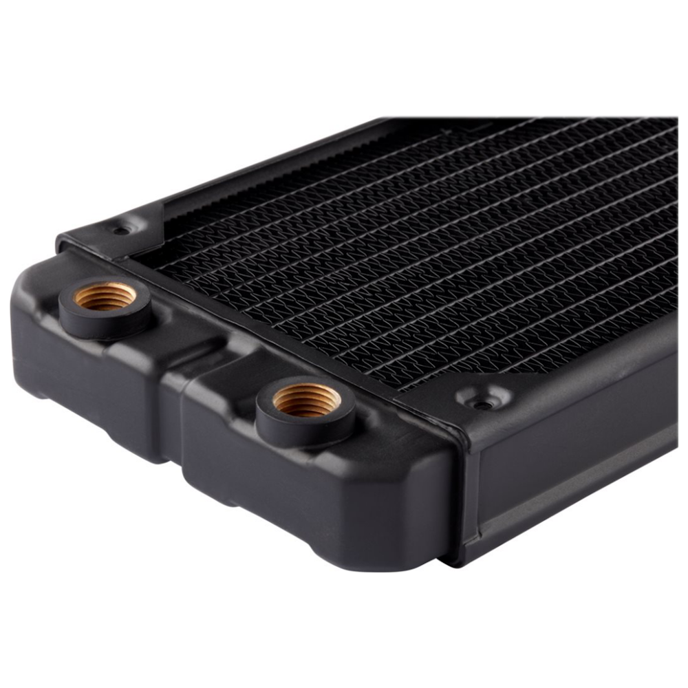 A large main feature product image of Corsair Hydro X Series XR5 240mm Water Cooling Radiator