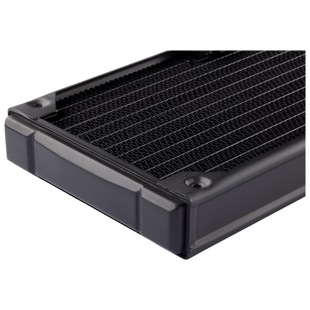 A large main feature product image of Corsair Hydro X Series XR5 240mm Water Cooling Radiator