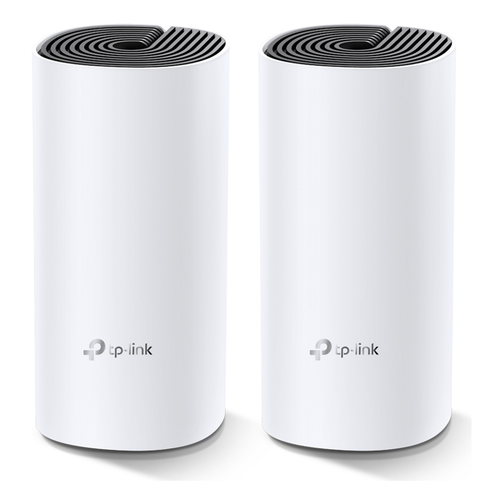 A large main feature product image of TP-Link Deco M4 - AC1200 Wi-Fi 5 Mesh System (2 Pack)