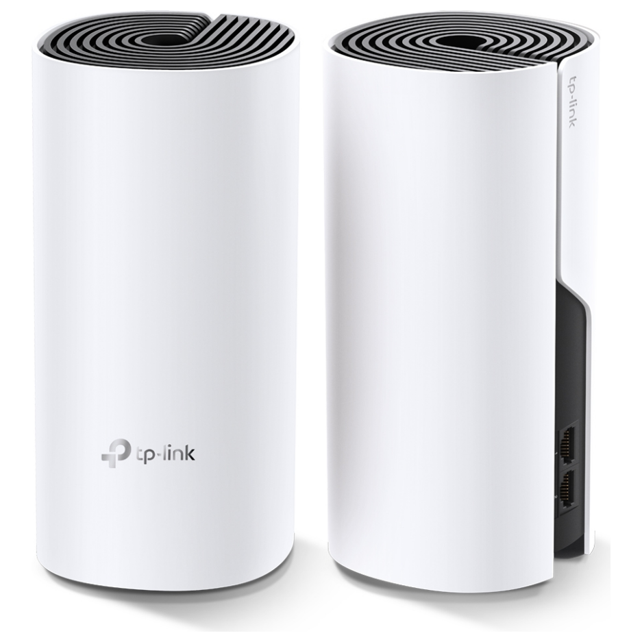 A large main feature product image of TP-Link Deco M4 - AC1200 Wi-Fi 5 Mesh System (2 Pack)