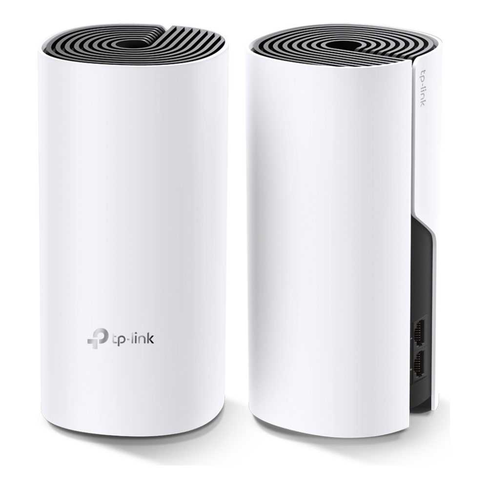 A large main feature product image of TP-Link Deco M4 - AC1200 Wi-Fi 5 Mesh System (2 Pack)