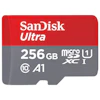 A product image of SanDisk Ultra 256GB UHS-1 MicroSD Card