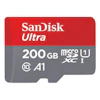 A product image of SanDisk Ultra 200GB UHS-1 MicroSD Card
