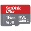 A product image of SanDisk Ultra 16GB UHS-1 MicroSD Card