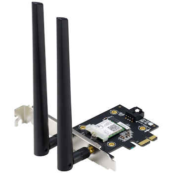 Product image of ASUS PCIE-AX3000 802.11ax Dual-Band Wireless-AX3000 PCIe Adapter with Bluetooth - Click for product page of ASUS PCIE-AX3000 802.11ax Dual-Band Wireless-AX3000 PCIe Adapter with Bluetooth