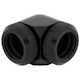 A small tile product image of Corsair Hydro X Series XF Hardline 90° 14mm OD Fitting Twin Pack — Black