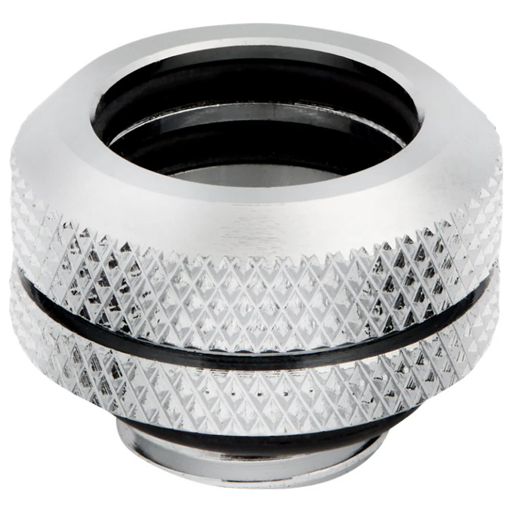 Corsair Hydro X Series XF Hardline 14mm OD Fitting Four Pack — Chrome
