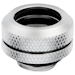 A product image of Corsair Hydro X Series XF Hardline 14mm OD Fitting Four Pack — Chrome