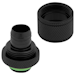 A product image of Corsair Hydro X Series XF Compression 10/13mm (3/8” / 1/2”) ID/OD Fitting Four Pack — Black