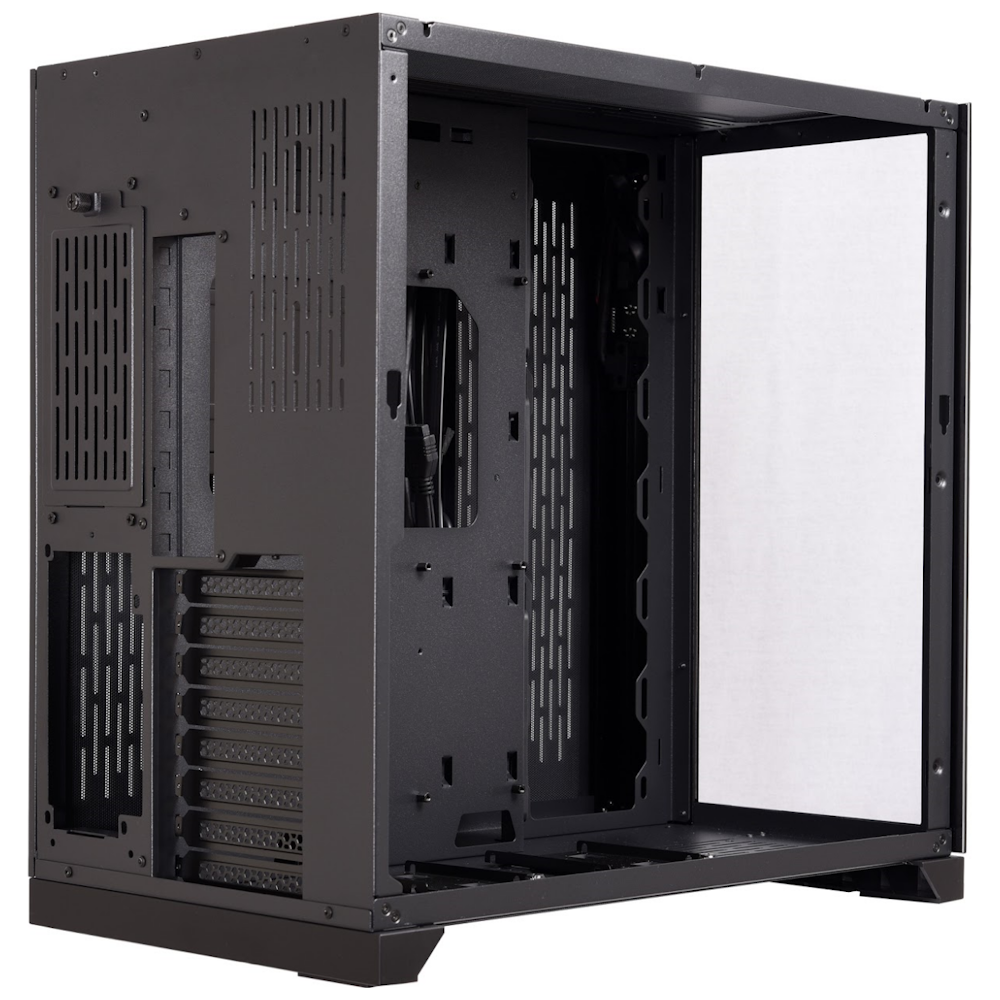 A large main feature product image of Lian Li O11 Dynamic Mid Tower Case - Black