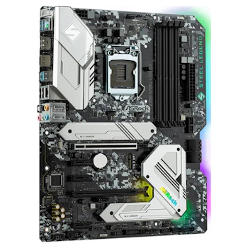 Product image of ASRock Z390 Steel Legend LGA1151-CL ATX Desktop Motherboard - Click for product page of ASRock Z390 Steel Legend LGA1151-CL ATX Desktop Motherboard