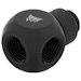 A product image of Corsair Hydro X Series XF Rotary Y-Splitter — Black