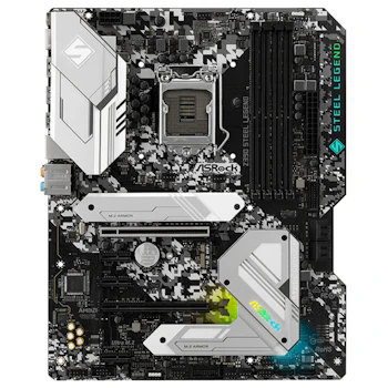 Product image of ASRock Z390 Steel Legend LGA1151-CL ATX Desktop Motherboard - Click for product page of ASRock Z390 Steel Legend LGA1151-CL ATX Desktop Motherboard