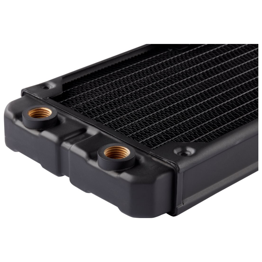 A large main feature product image of Corsair Hydro X Series XR5 420mm Water Cooling Radiator