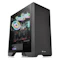 A small tile product image of Thermaltake S300 Black Mid Tower Case w/ Tempered Glass Side Panel