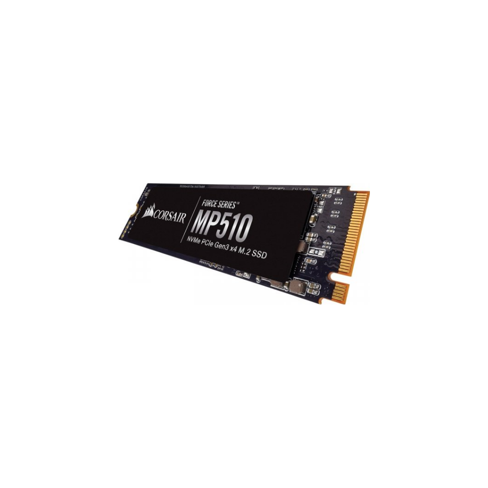 A large main feature product image of Corsair Force MP510 PCIe Gen3 NVMe M.2 SSD - 480GB