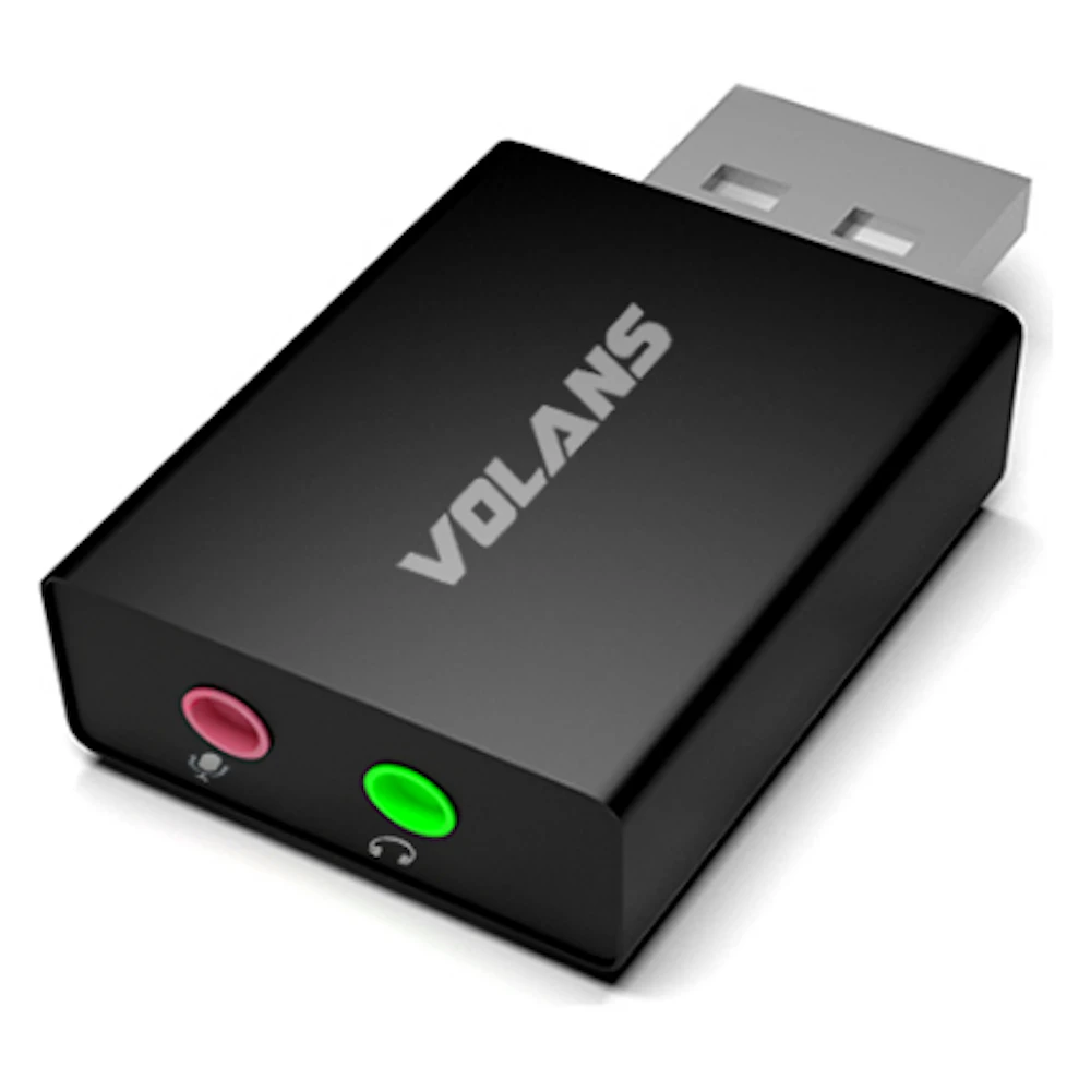 Volans Aluminium USB3.0 Audio Adapter Sound Card