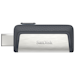 A product image of SanDisk Ultra Dual Drive 256GB USB 3.1 Gen 1 Type-C/A Flash Drive