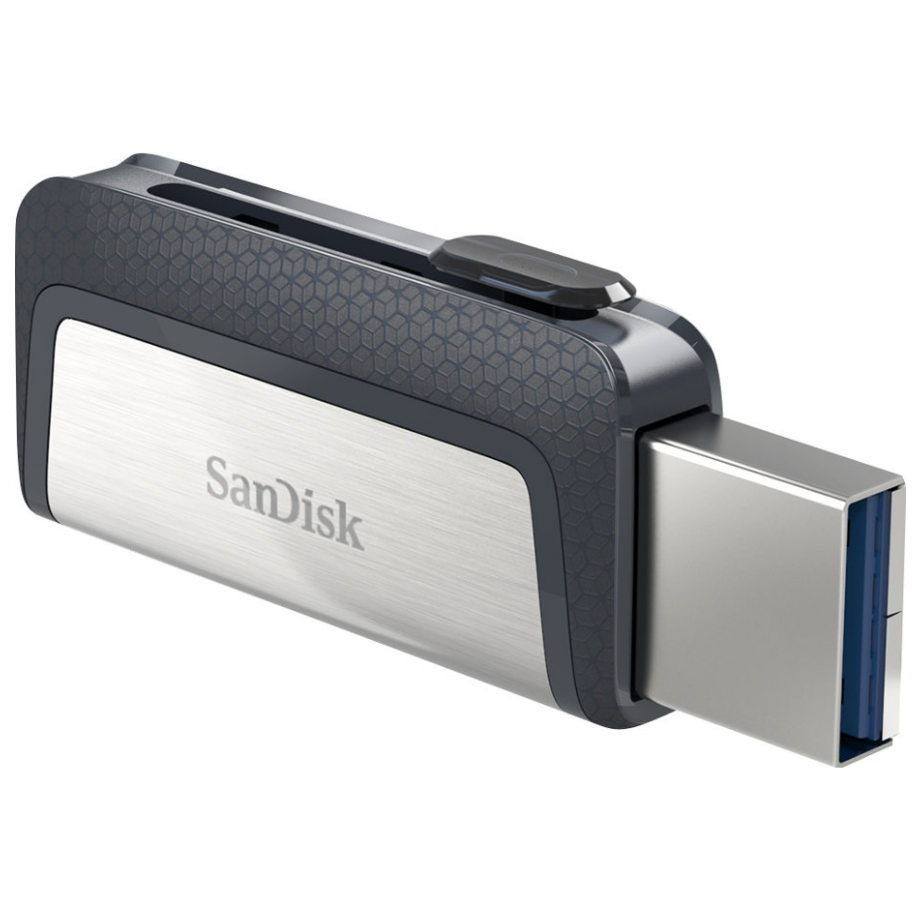 A large main feature product image of SanDisk Ultra Dual Drive USB 3.1 Type-C/A Flash Drive - 64GB