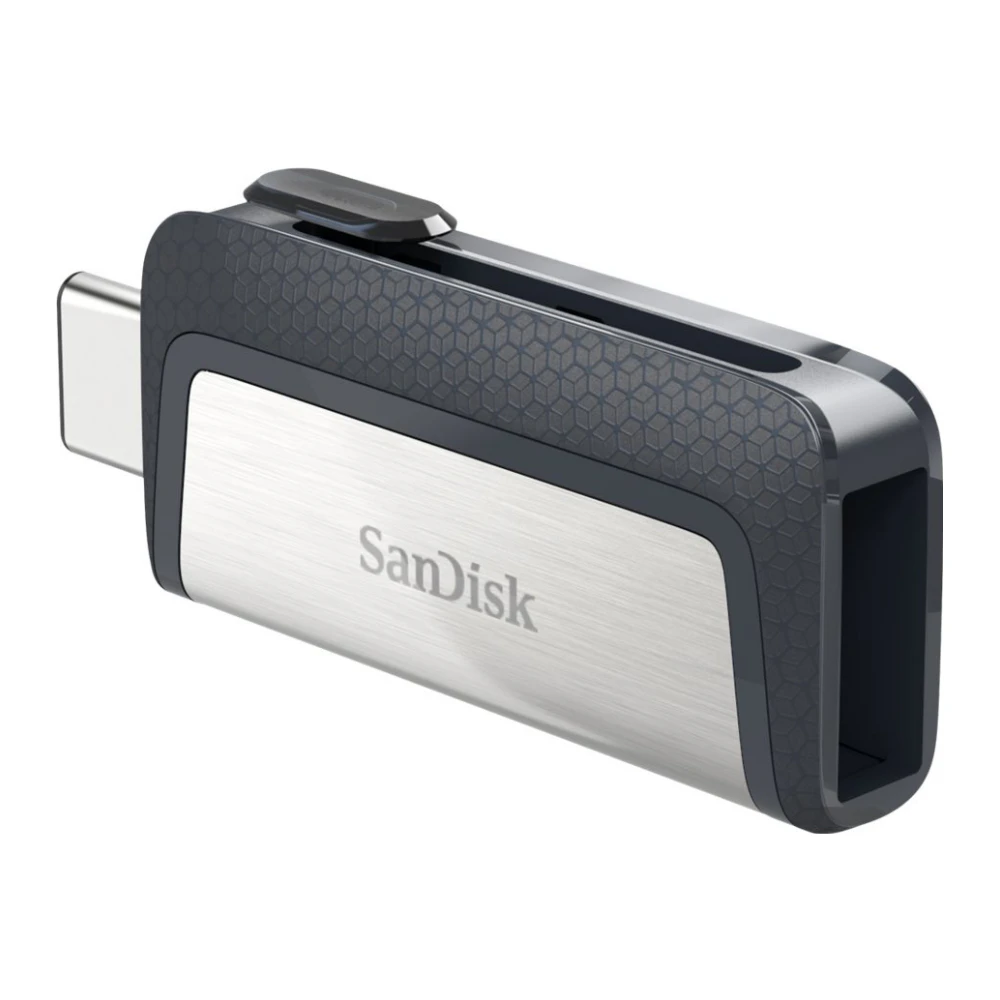 A large main feature product image of SanDisk Ultra Dual Drive USB 3.1 Type-C/A Flash Drive - 64GB