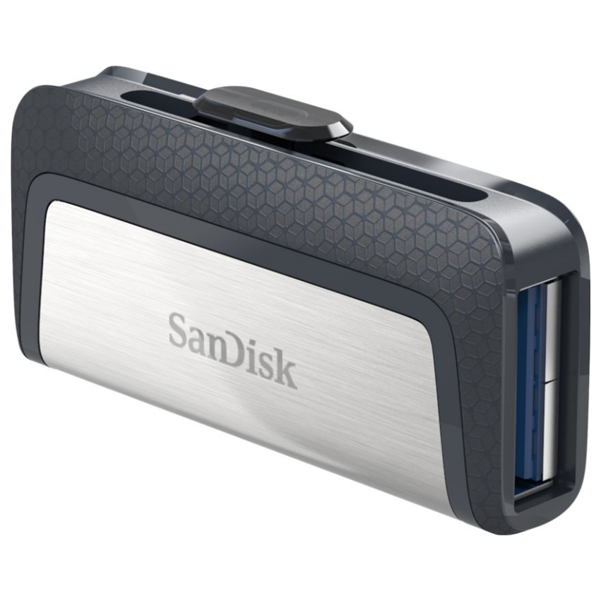 A large main feature product image of SanDisk Ultra Dual Drive USB 3.1 Type-C/A Flash Drive - 64GB