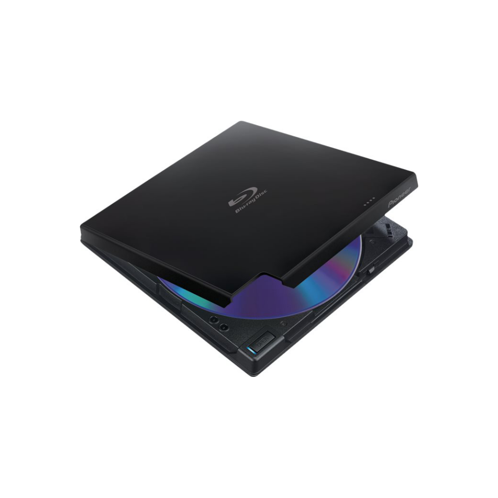 A large main feature product image of Pioneer BDR-XD07TB Slim External USB 3.0 Blu-Ray Writer