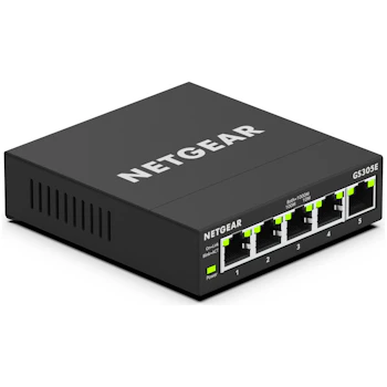 Product image of Netgear GS305E 5 Port Gigabit Smart Managed Plus Switch - Click for product page of Netgear GS305E 5 Port Gigabit Smart Managed Plus Switch