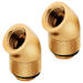 A product image of Corsair Hydro X Series 45° Rotary Adapter Twin Pack — Gold