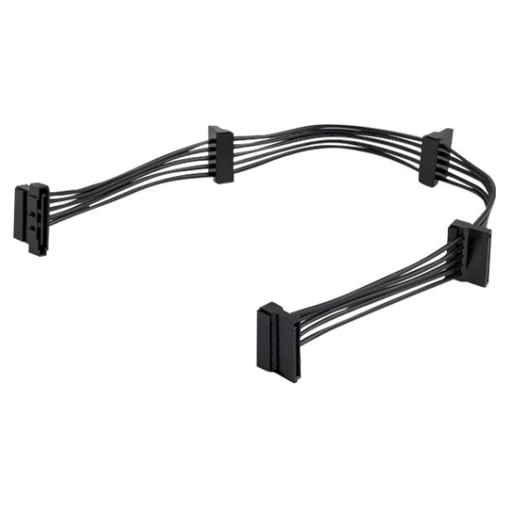 A large main feature product image of Startech 4x SATA Power Splitter Adapter Cable